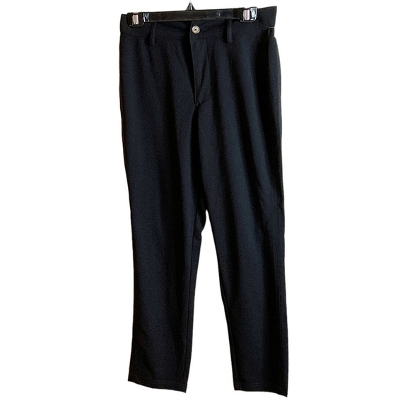 Bcbgeneration Knit Twill Cropped Flare Pants in Black Size Small - Picture 4 of 9